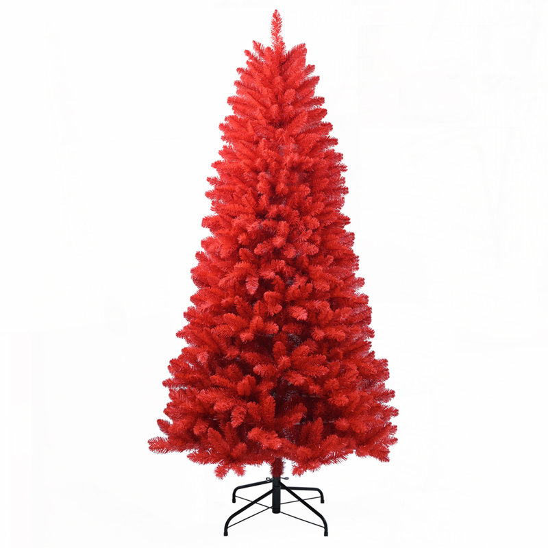 4FT Red Christmas Tree, 4'