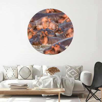 Grand art mural en verre trempé d'inspiration bohème idéal pour les espaces loft et les cadeaux personnalisés