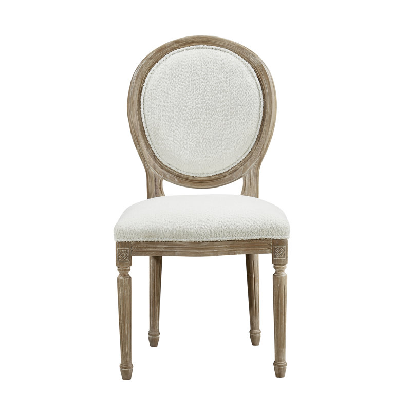Chaise d'appoint en tissu Somerdale, Naturel