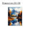 Art mural 24 po x 36 po National Park Bear