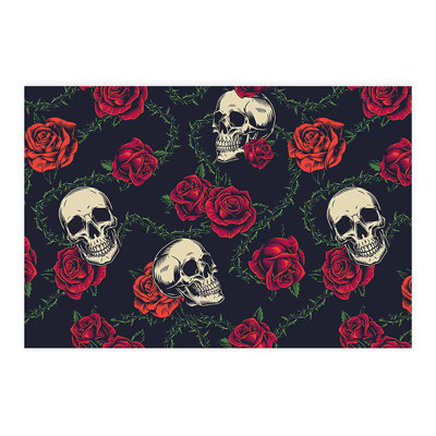 Ensemble de napperons de table en papier pour salle à manger de Halloween