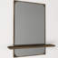 Miroir Freeburg avec tablettes Overmantel