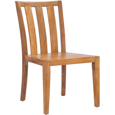 Claris Outdoor Teak Dining Side Chair