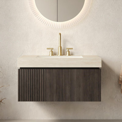 Meuble-lavabo flottant mural Adwin