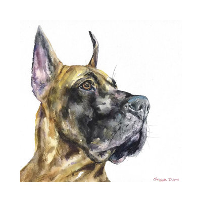 Great Dane by George Dyachenko - Wrapped Canvas Gallery-Wrapped Canvas Giclée