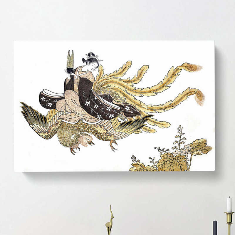 Disguised Immortal by Katsushika Hokusai - Wrapped Canvas Painting, 35cm H x 50cm W x 3cm D