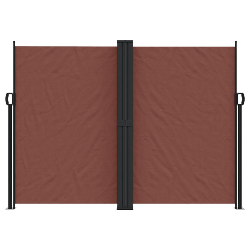 Brayden Retractable Side Awning, 180cm H x 1200cm W, Brown