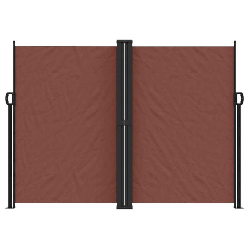 Brayden Retractable Side Awning, 180cm H x 1200cm W, Brown