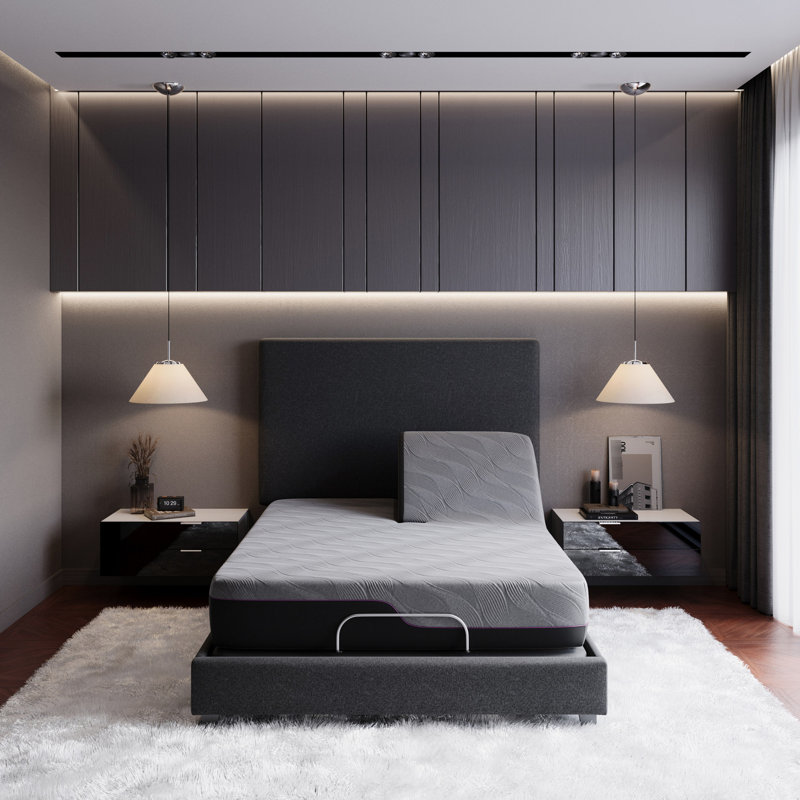 Grand matelas en mousse à mémoire de forme de 11 pouces - Confort rafraîchissant et soulagement des odeurs