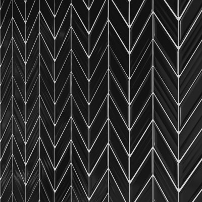 12"x12" Fletching Mosaic Wall and Backsplash Tile