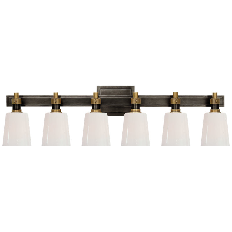 Thomas O'Brien Bryant Six-Light Linear Bath Sconce