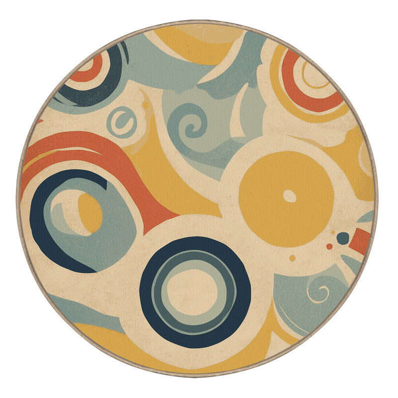 Funky Wiggle Rug, Round 7'