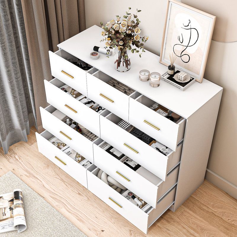 9 Drawer Double Row Storage Cabinet