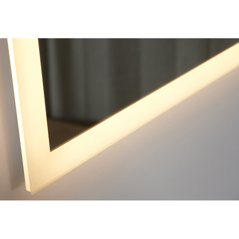 ASHER SQUARE FRAMELESS LED WALL MIRROR