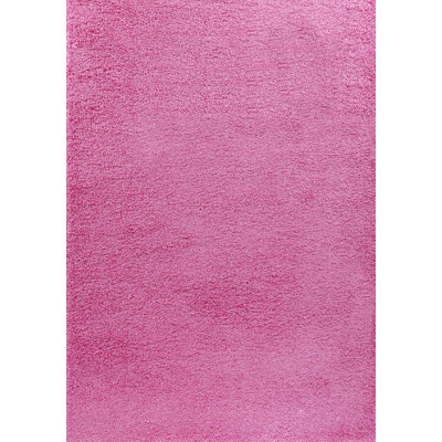 Esterly Pink Shaggy Rug