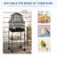 121cm Steel Pointed Top Floor Bird Cage with Wheels