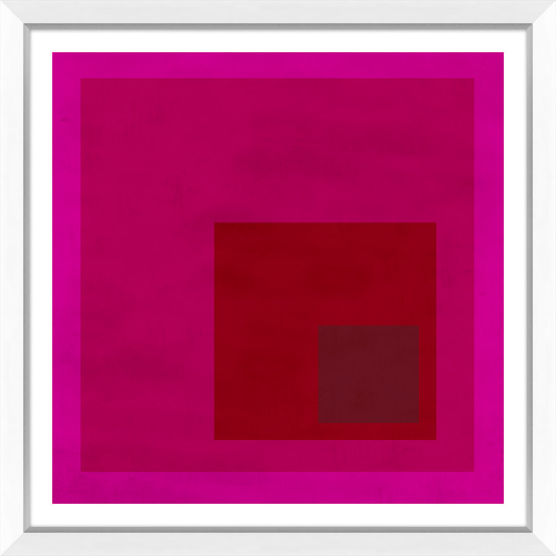 Albers Influence Giclee Print by Soicher Marin Archives, White, White, 33.25" H x 33.25" W x 1.75" D