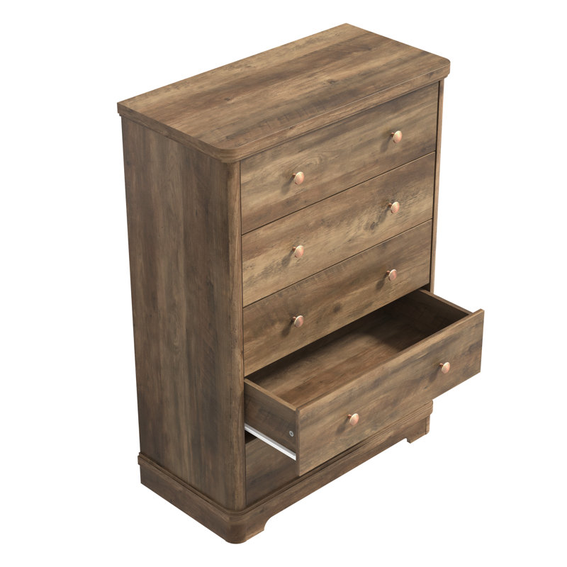 Calle Traditional 2 Pieces Bedroom Set, 2 Pcs: Chest, Dresser