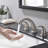 2-handle Bathroom Faucet with Drain Assembly