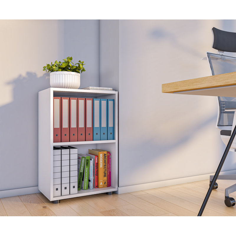 Alexaundra 74cm H x 49cm W Standard Bookcase, White