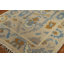 Tapis géométrique en laine Oushak