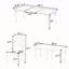 Ensemble de table de salle à manger extensible 6 pièces 82,7 po avec rallonge amovible de 23,6 po, banc de salle à manger rembourré de 50,4 po et 4 chaises pour 6