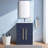 Naiah 24” Blue Modern Free-Standing Single Bathroom Vanity Set