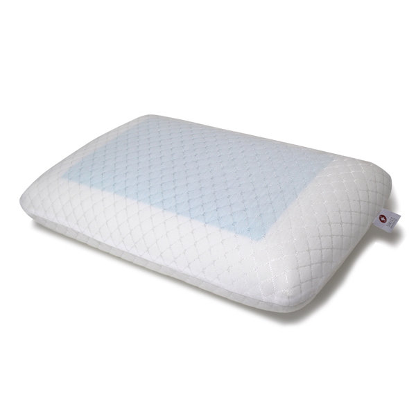 Xtreme Comforts Hypoallergenic Shredded Memory Foam Pillow with Kool Flow  Bamboo Cover - Machine Washable