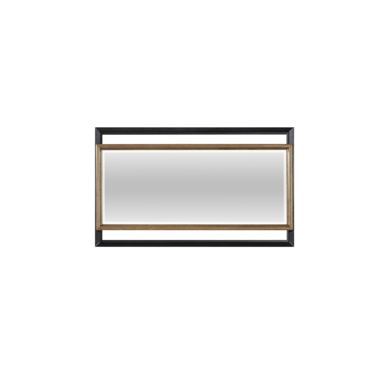 Miroir de paysage en métal