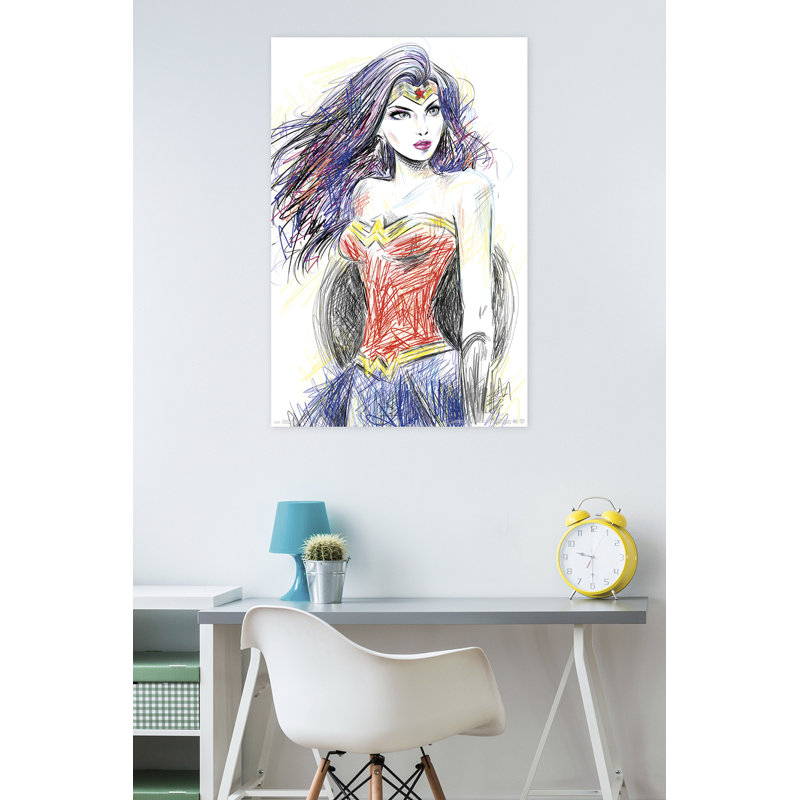 « wonder féminin »-impression sur papier