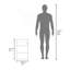 Pharmacie avec miroir inclus Parks, blanc-247101857