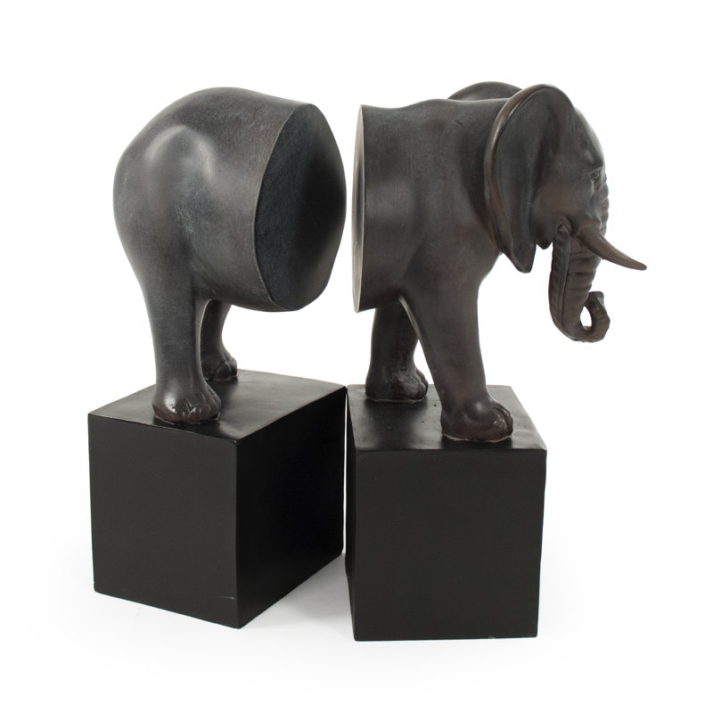 Elephant Bookends