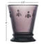 La Rochere Napoleon Bee Aubergine 10 oz. Tumbler