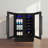 24 Inch Dual Zone Built-In and Freestanding Wine & Beverage Refrigerator - 18 Bottle & 57 Can Capacity, Stainless Steel Frame-126095946