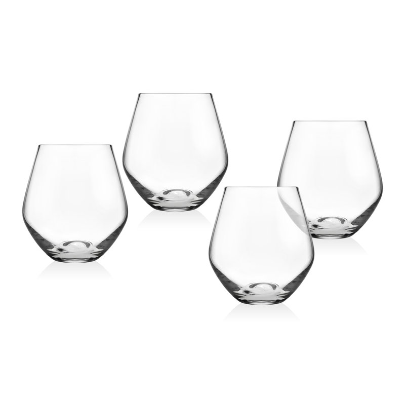 Vin sans pied Meridian 18 oz, Transparent