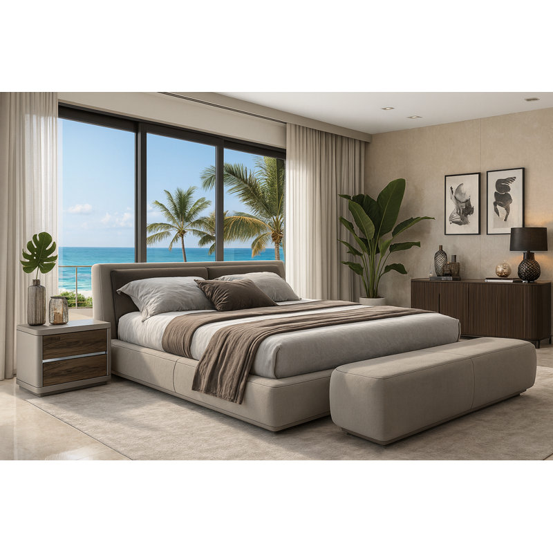 Solid Wood Bed