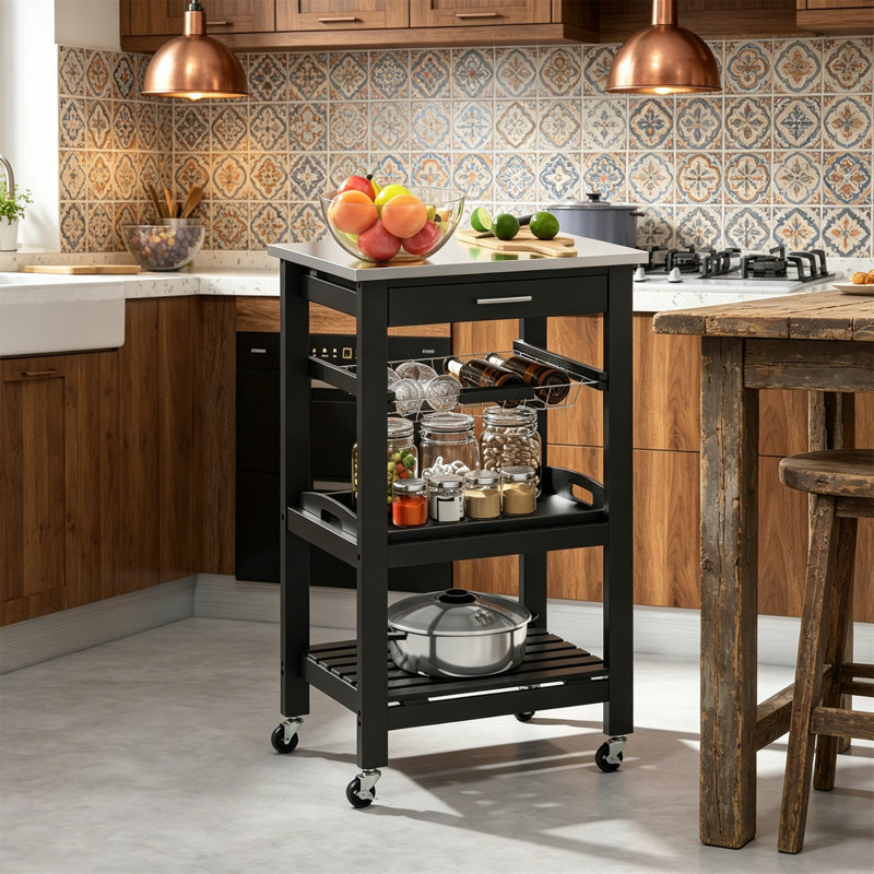 Metal Bar Cart