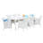 Andria 8 Seater Dining Set with Cushions