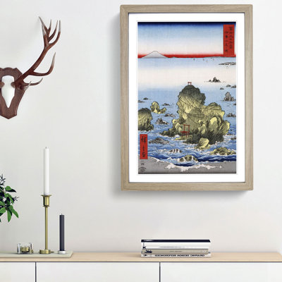 Futamigaura in Ise Province by Utagawa Hiroshige - Picture Frame Graphic Art Print