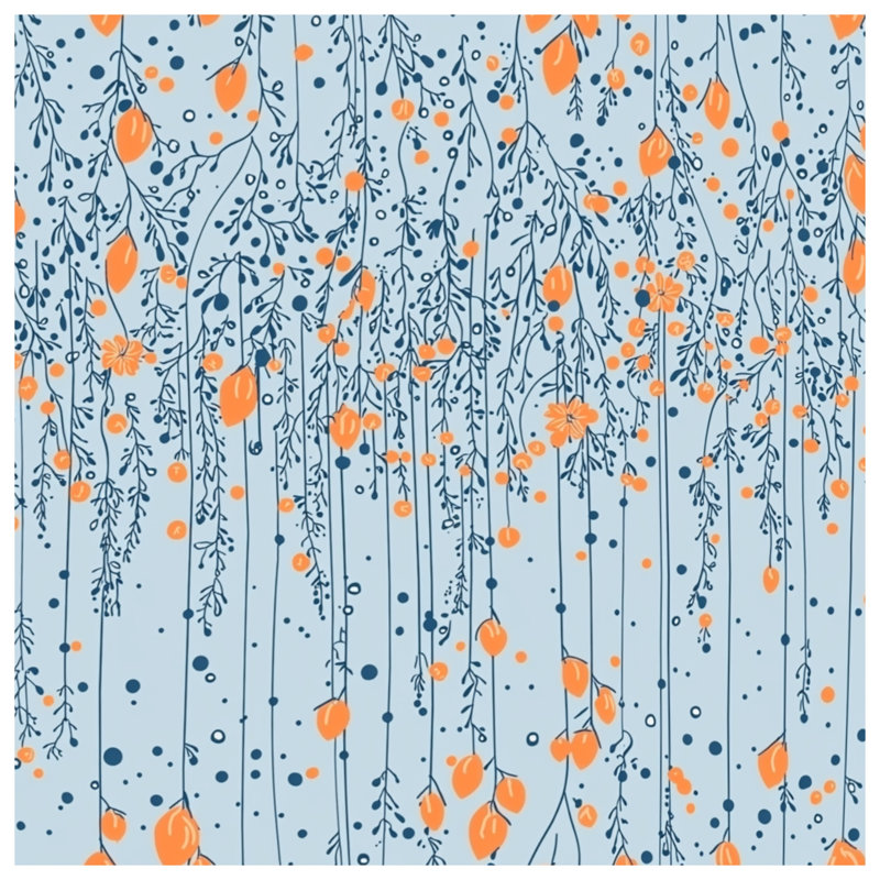 Rideaux floraux, voilages et voilages à motif floral - 1 panneau, 50 po x 92 po - 1 panneau, Transparent