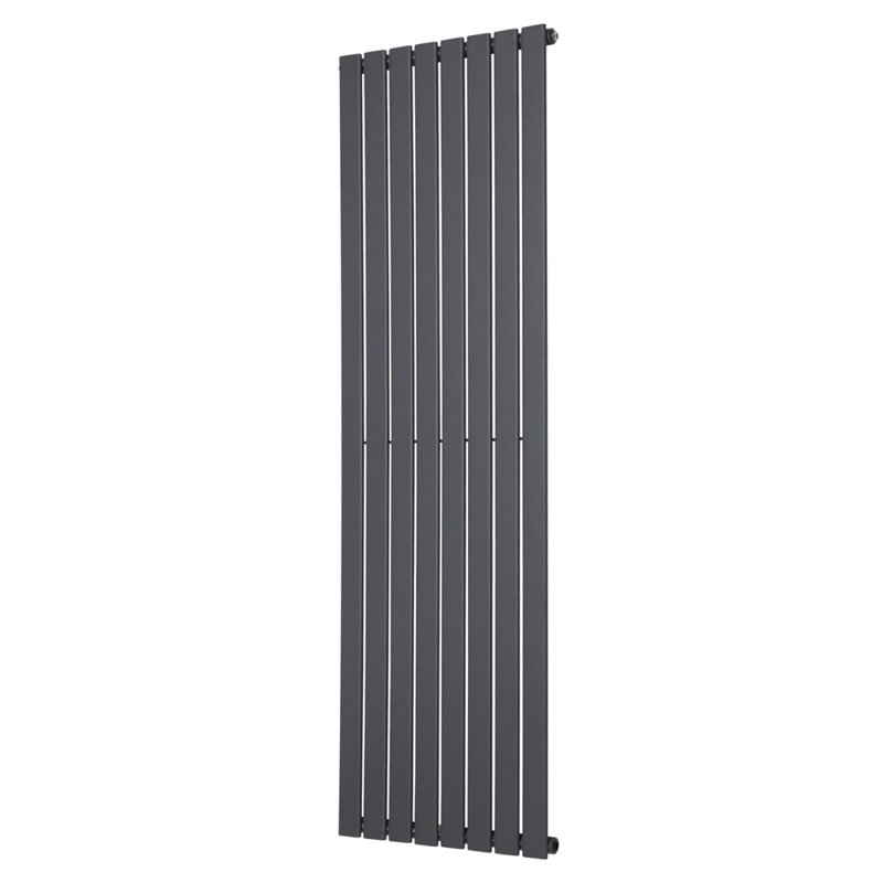 Shonnard Vertical Single Flat Panel Radiator, 180cm H x 54.4cm W, Anthracite