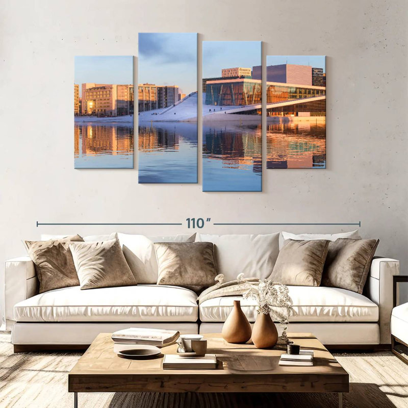Lilie Oslo Opera House, 54"H x 84"W