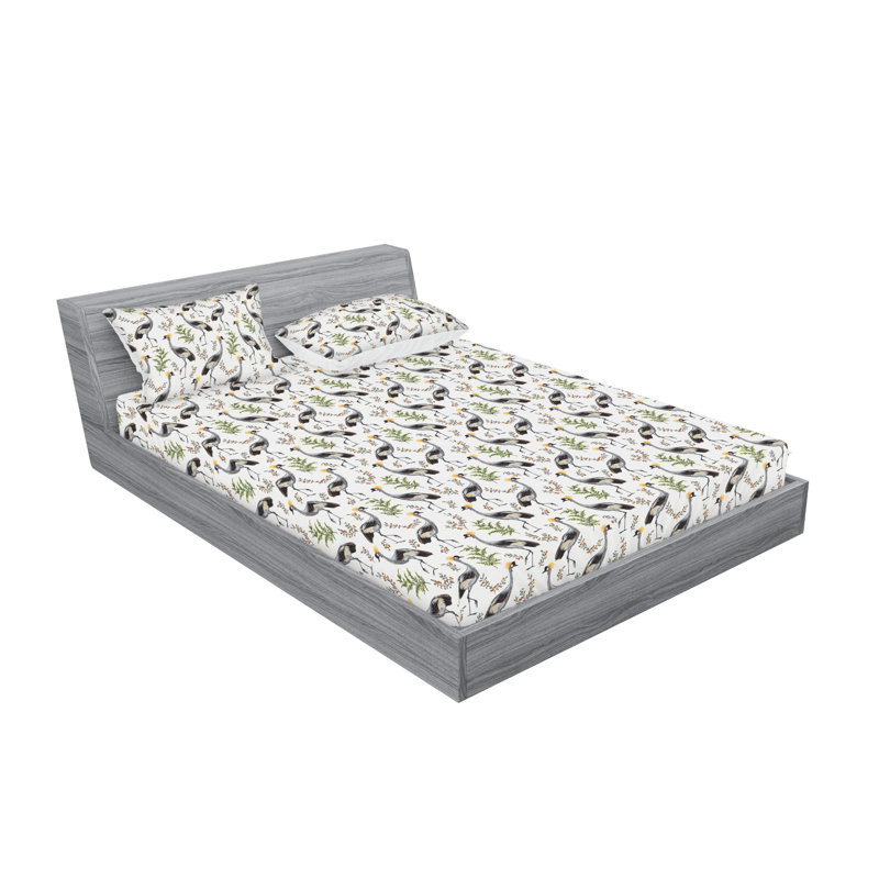 Ensemble de taies décoratives Ambesonne, Cal.King Sheet Set with 2 Pillowcases