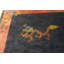 Knotted Chinese Blue Rectangle - Art Deco Antique Room Size 1920s Wool Rug