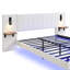 4ft6 Upholstered Bed With 2 Bedside Lamps,charging Socket-316416528-316416558