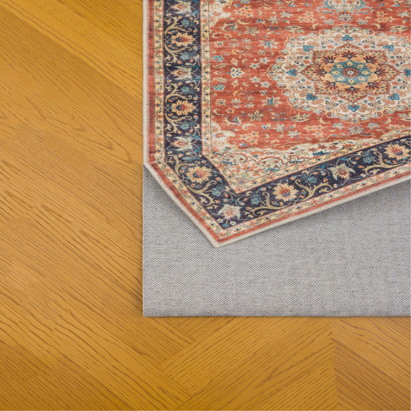 Premier GC_HAM4004 8X10 Red Area Rug, Red, Rectangle 7'10" x 9'10"