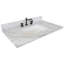 Plateau de meuble-lavabo simple 37 po