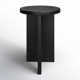 Shayne Solid Wood Abstract End Table