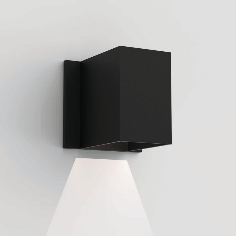 Oslo 1 - Light LED Outdoor Flush Mount, Textured Black