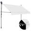 Dakota Fields Fabric Cover Retractable Patio Awning-1194891238